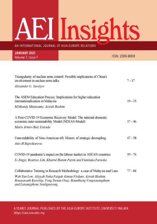 					View Vol. 7 No. 1 (2021): AEI INSIGHTS
				